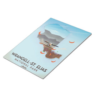 Wrangell-St. Elias National Park Alaska poster Notepad