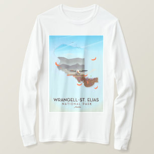 Wrangell-St. Elias National Park Alaska poster T-Shirt