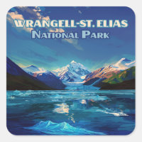 Wrangell St. Elias National Park Alaska Vintage