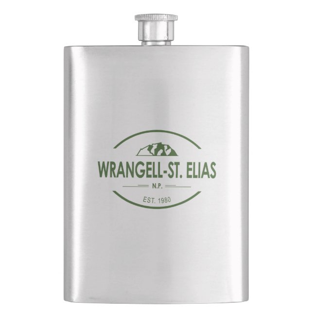 Wrangell–St. Elias National Park Flask (Front)