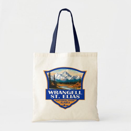 Wrangell St Elias National Park Illustration Art Tote Bag