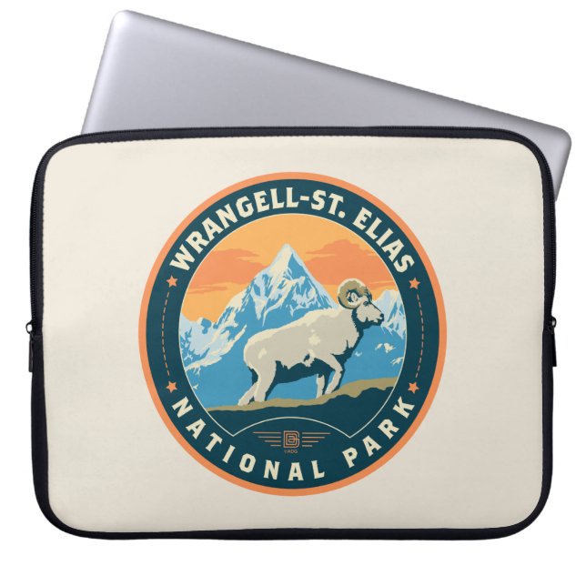 Wrangell-St Elias National Park Laptop Sleeve (Front)