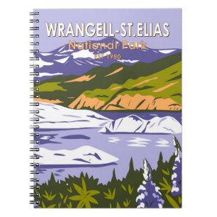 Wrangell St Elias National Park Nizina Lake Alaska Notebook