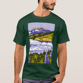 Wrangell St Elias National Park Nizina Lake Alaska T-Shirt