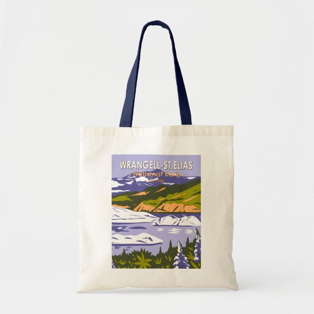 Wrangell St Elias National Park Nizina Lake Alaska Tote Bag (Front)