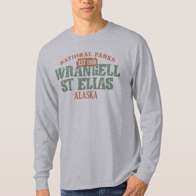 Wrangell St Elias National Park T-Shirt (Front)
