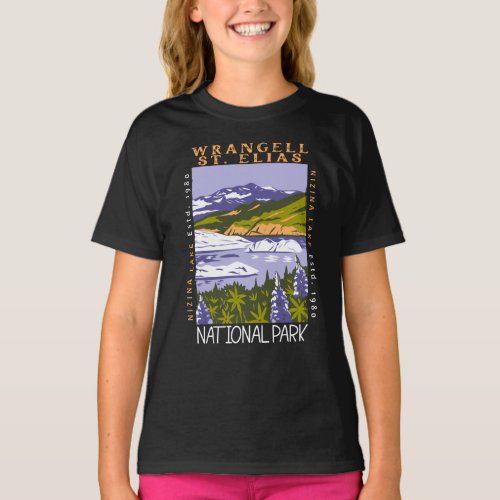 Wrangell St Elias National Park Vintage Distressed T_Shirt