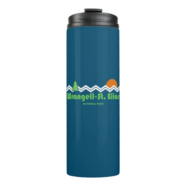 Wrangell-St. Elias National Retro Thermal Tumbler (Front)