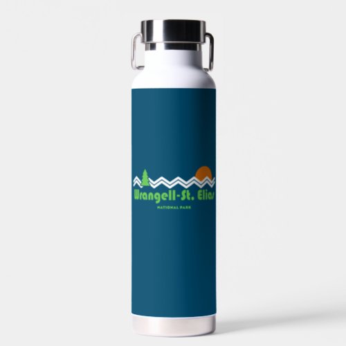 Wrangell_St Elias National Retro Water Bottle