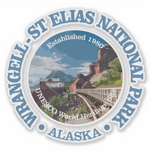 Wrangell-St Elias (NP2) Sticker (Front)