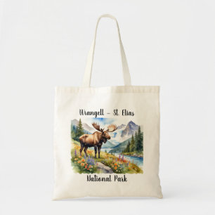 Wrangell - St Elias Watercolor Tote Bag
