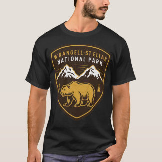 WrangellSt Elias National Park Bear Emblem TShirt