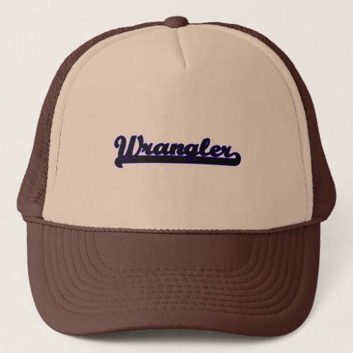 Wrangler Classic Job Design Trucker Hat