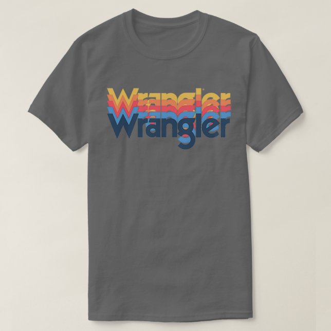 Wrangler Vintage Cowboy Wrangler 1970s  T-Shirt (Design Front)