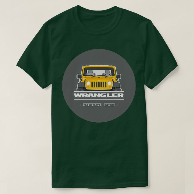 Wrangler yellow badge  T-Shirt (Design Front)