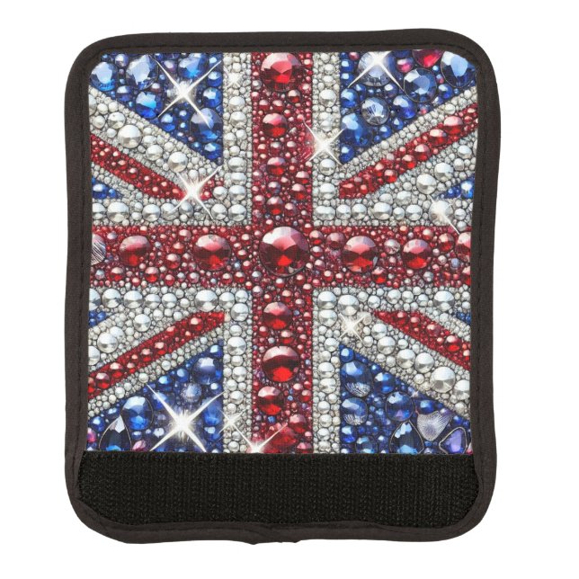 Wrap luggage with colors of flag of U.K.  (Front)