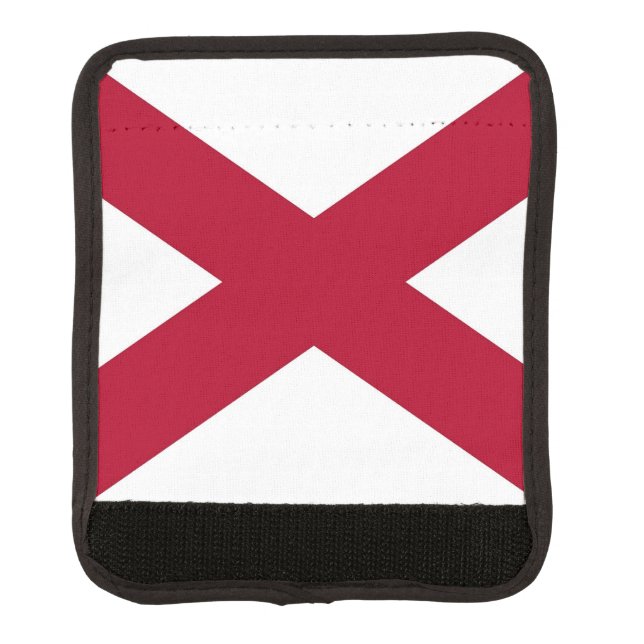 Wrap luggage with flag of Alabama, USA (Front)