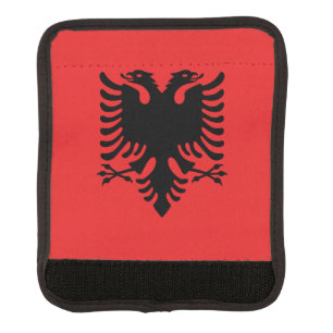 Wrap luggage with flag of Albania