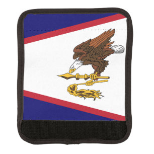 Wrap luggage with flag of American Samoa, USA