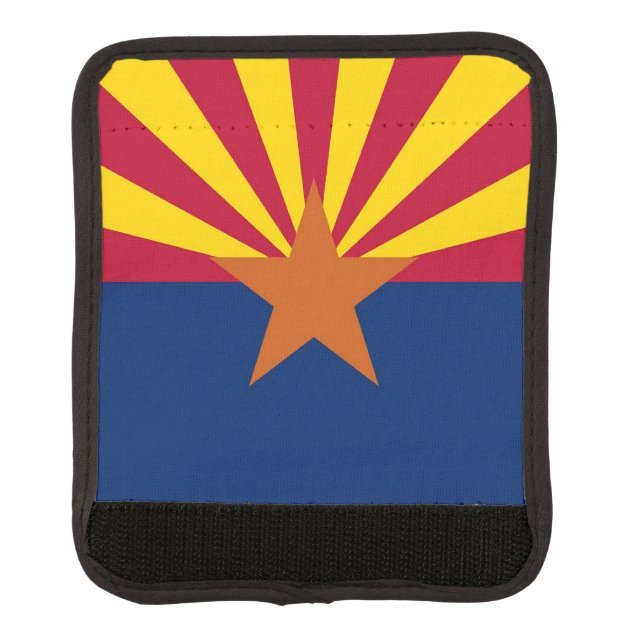 Wrap luggage with flag of Arizona, USA (Front)