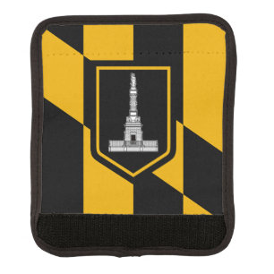 Wrap luggage with flag of Baltimore, USA