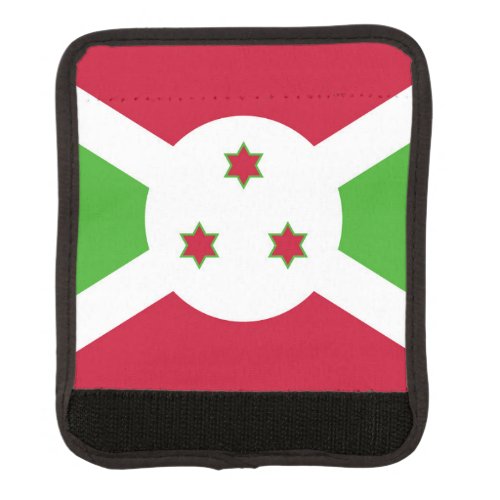 Wrap luggage with flag of Burundi