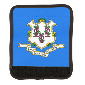 Wrap luggage with flag of Connecticut, USA