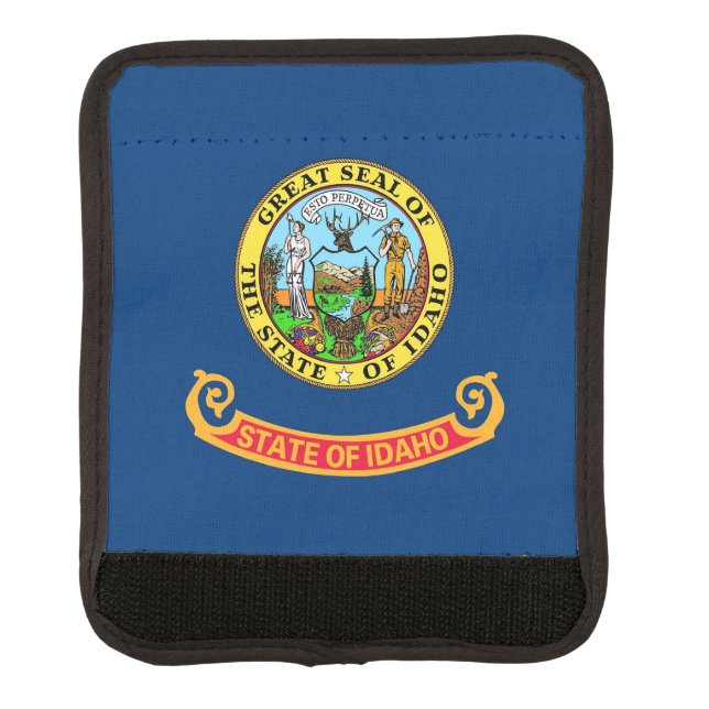Wrap luggage with flag of Idaho, USA (Front)