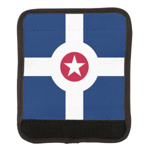 Wrap luggage with flag of Indianapolis, USA