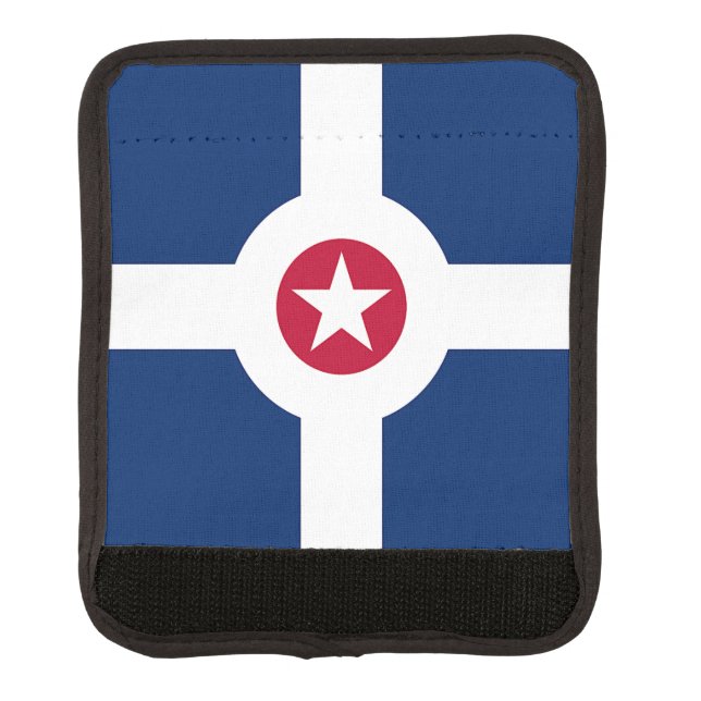 Wrap luggage with flag of Indianapolis, USA (Front)