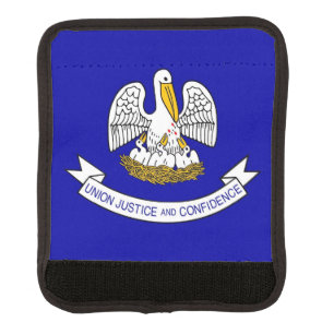 Wrap luggage with flag of Louisiana, USA