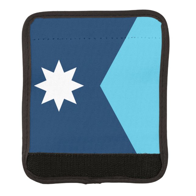 Wrap luggage with flag of Minnesota, USA (Front)