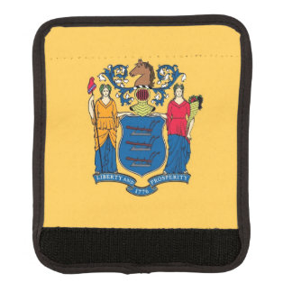 Wrap luggage with flag of New Jersey, USA