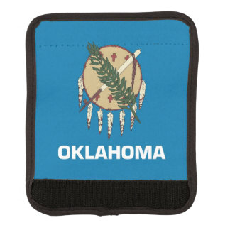 Wrap luggage with flag of Oklahoma, USA