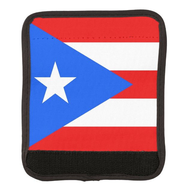 Wrap luggage with flag of Puerto Rico, USA (Front)