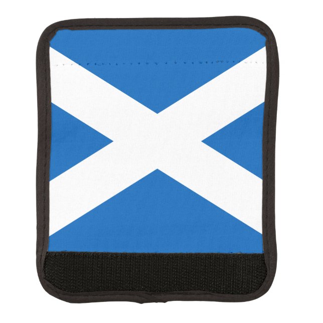 Wrap luggage with flag of Scotland, UK (Front)
