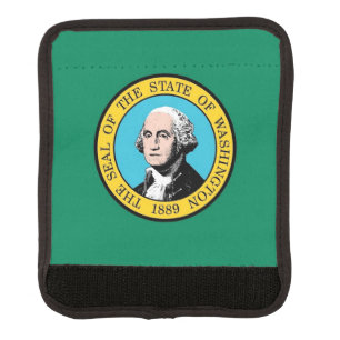 Wrap luggage with flag of Washington State