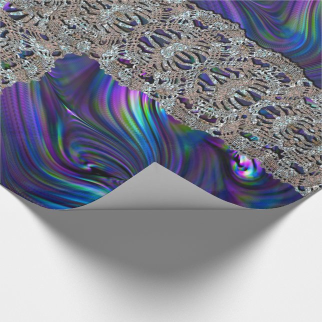 Wrap Me a Pretty Gift Elegant Pattern Wrapping Paper (Corner)