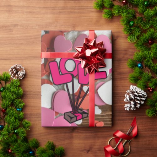 Wrap Your Gift in Love Wrapping Paper