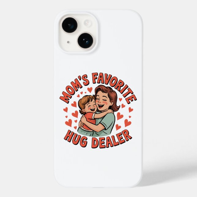 Wrap Your Phone in Love – A Hug from Mom Case-Mate iPhone Case (Back)