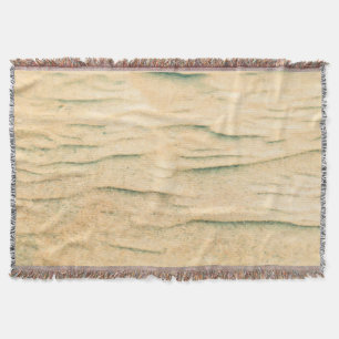 Wrap Yourself in Beach Sand Waves Throw Blanket