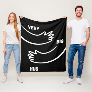 Wrap Yourself in Warmth and Love with Big hug Fleece Blanket