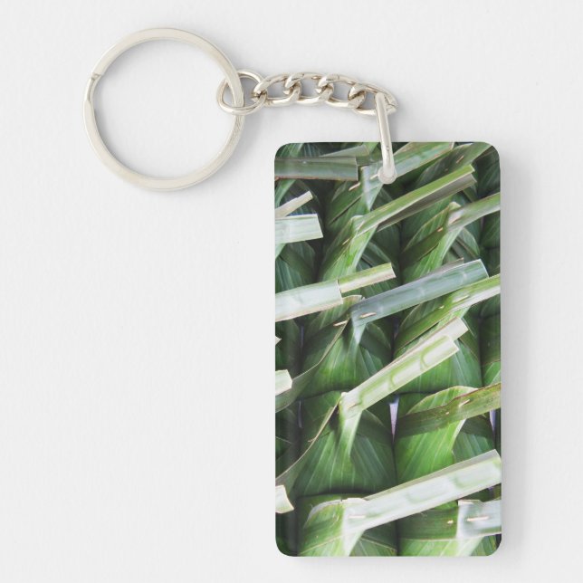 Wrapped Banana Leaf Packets Keychain (Front)