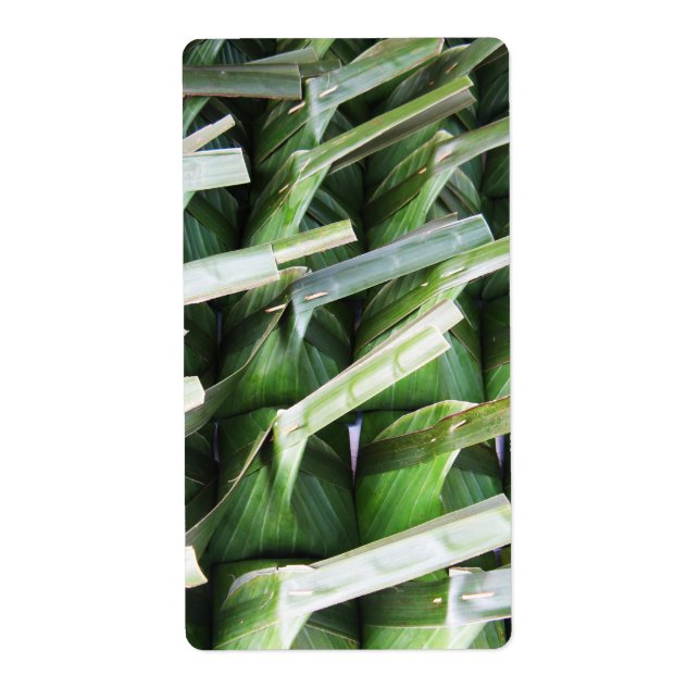Wrapped Banana Leaf Packets Label (Front)
