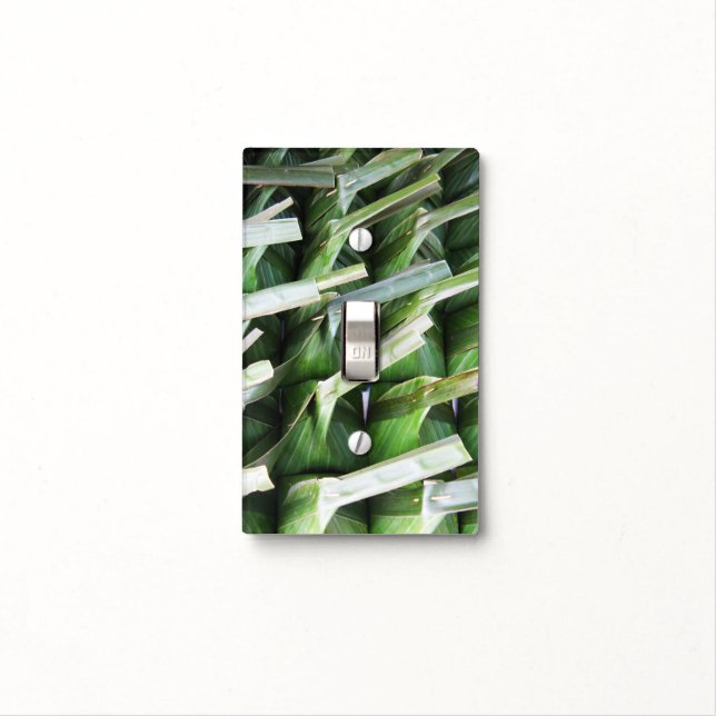 Wrapped Banana Leaf Packets Light Switch Cover (In Situ)