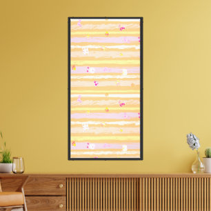 Wrapped Canvas 16" x 32" – Baby Joy & Creatures Print