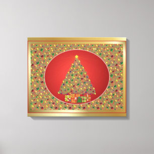 Wrapped Canvas Digital Christmas Art Print