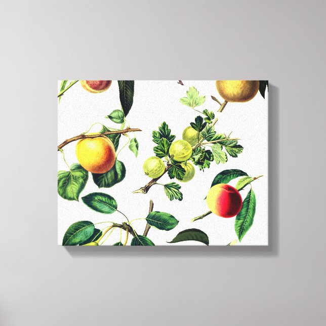 wrapped canvas fruit  design print (Front)