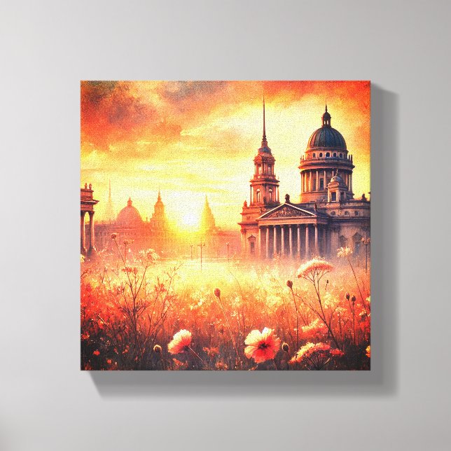  Wrapped Canvas Gift Sunset Wall Art. Print (Front)