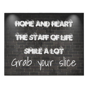 Wrapped Canvas-Grab Your Slice Faux Canvas Print